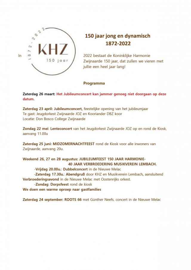 Programma 2022