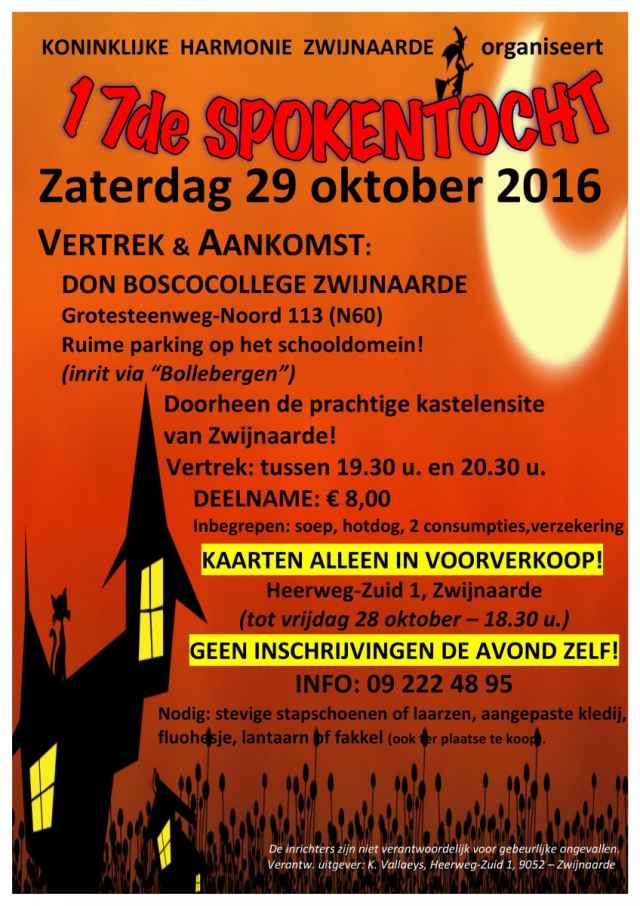 Spokentocht 2016