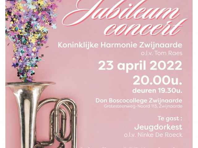 Jubileumconcert 150 jaar Koninklijke Harmonie Zwijnaarde