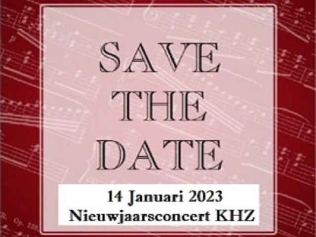 Nieuwjaarsconcert 2023 - SAVE THE DATE